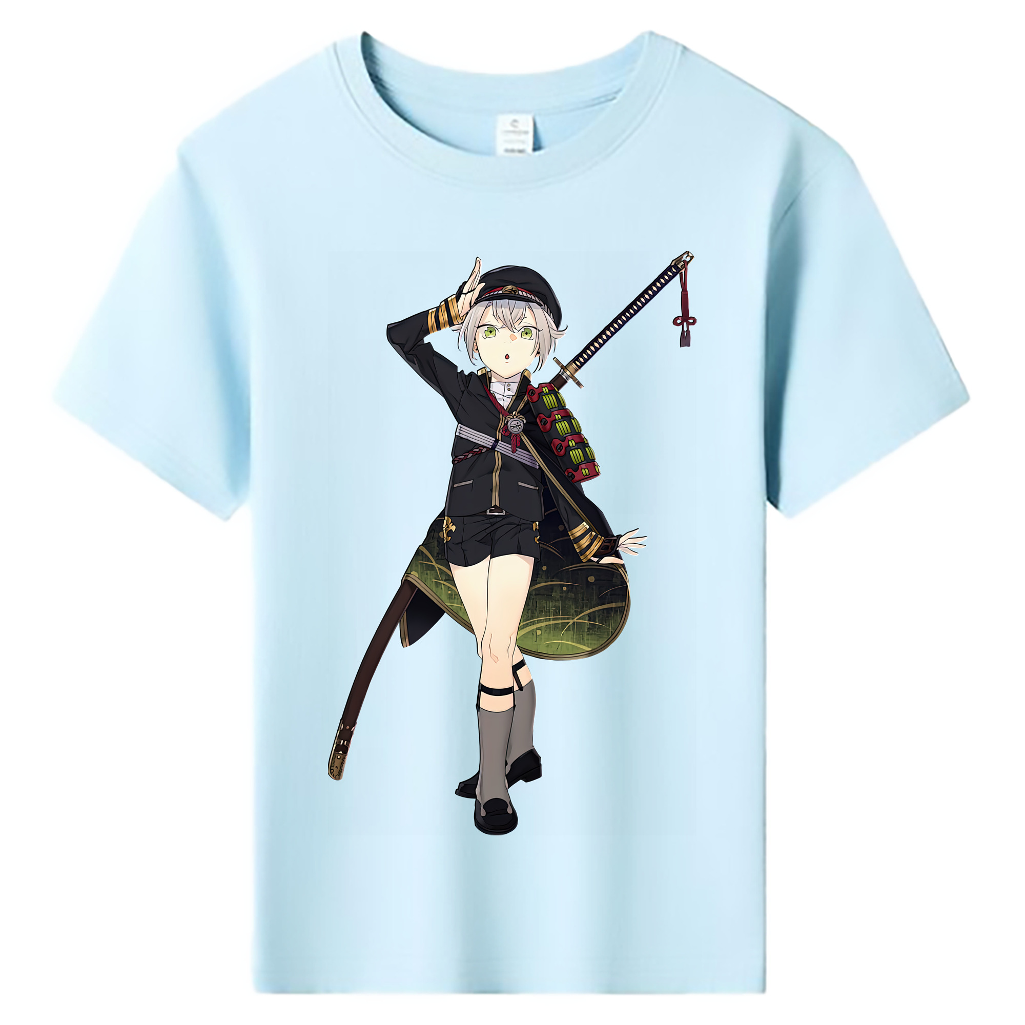 （画像用） 刀剣乱舞 Touken Ranbu 綿100％キッズTシャツ（フロントプリント）